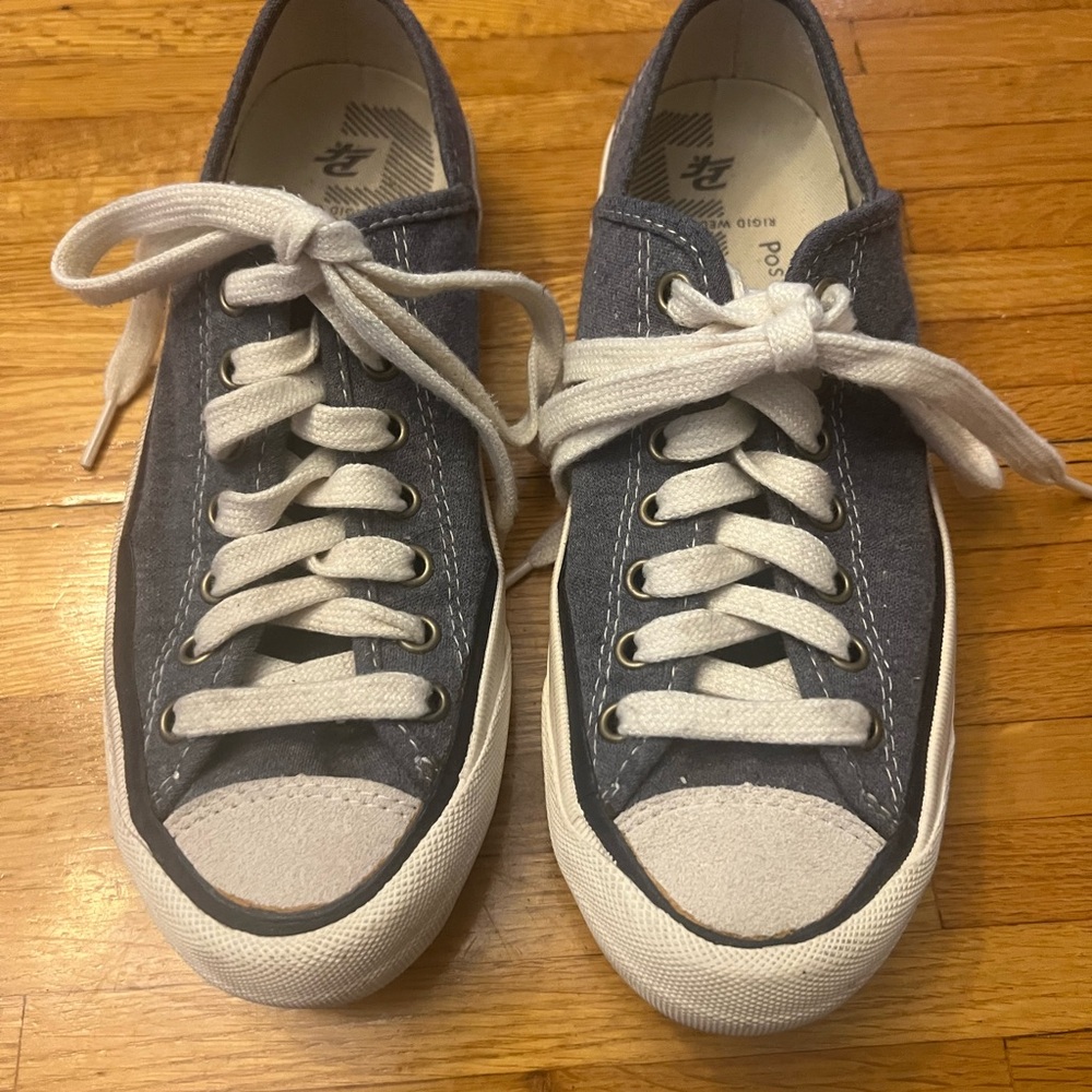 P.F. Flyers Gray and White Sneakers